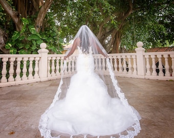 Beautiful Lace Wedding Veil