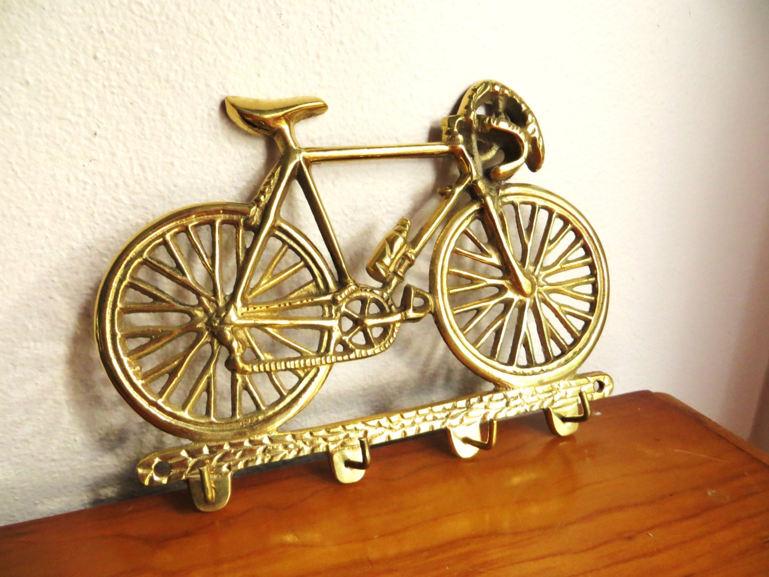 brass bicycle