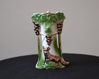 Vintage Gilded Bud Vase - German