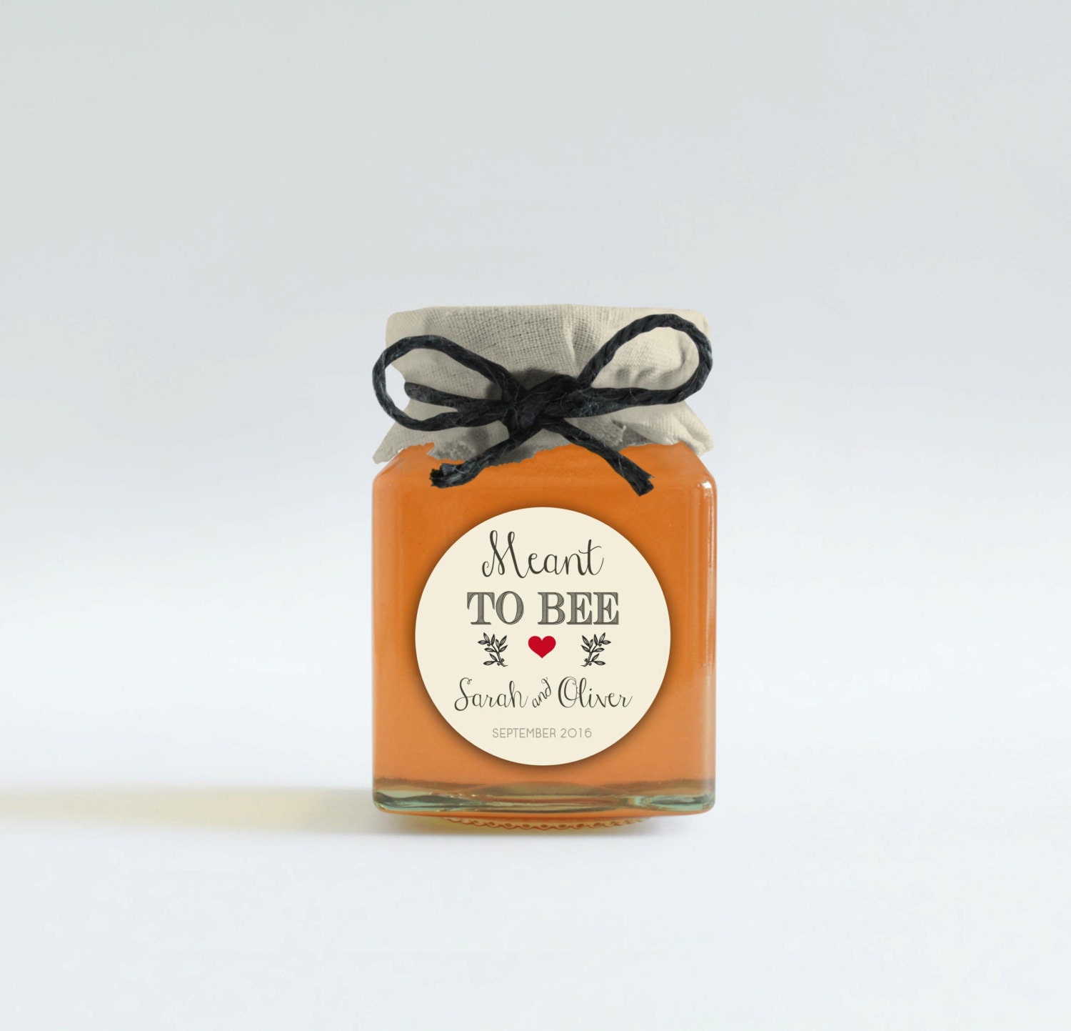 Printable meant to bee tags Custom wedding favor tags Honey