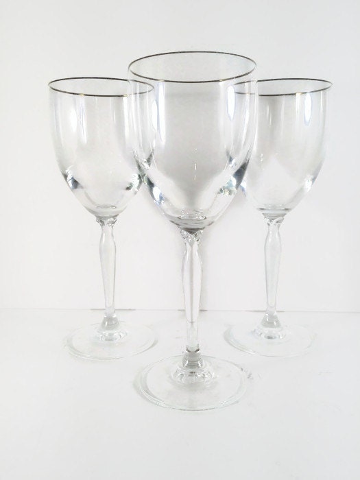 Lenox Crystal Stemware Crystal Gold Trim Goblet