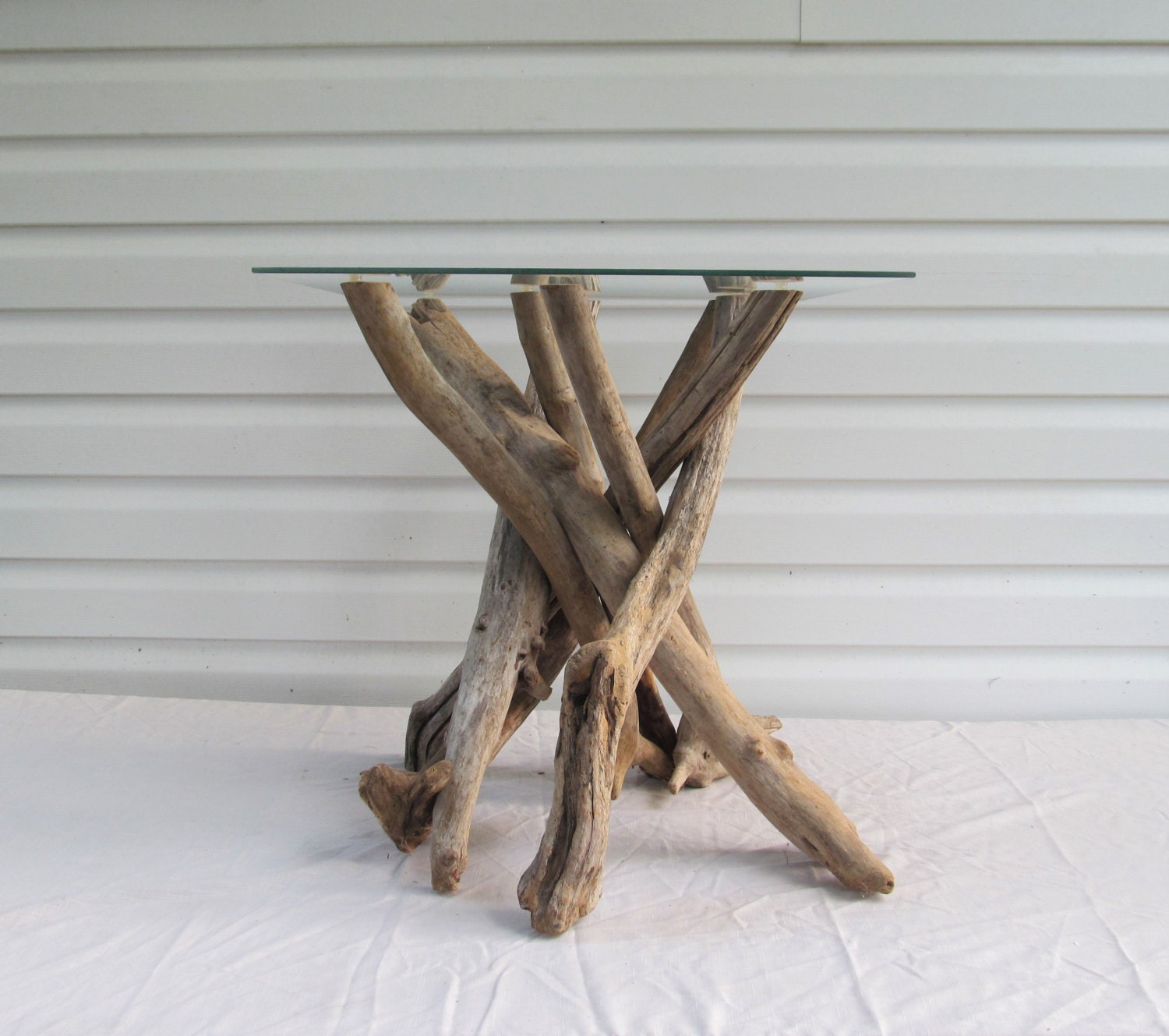 IN STOCK Driftwood Side Table Base Driftwood Table Beach