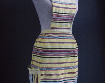 Vintage apron - apron dress - tribal textiles - beachwear - summer dress - boho chic -hippie - festival wear - pinny - pinafore - jumper