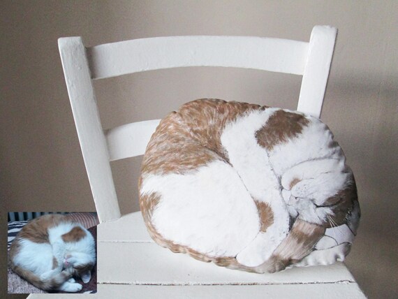 personalized cat pillow