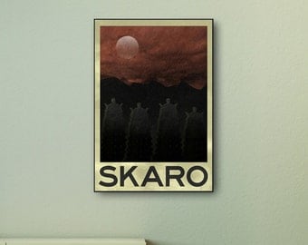 Doctor Who - Skaro Travel Print wall art. Choose either a rolled print or amazing float frame