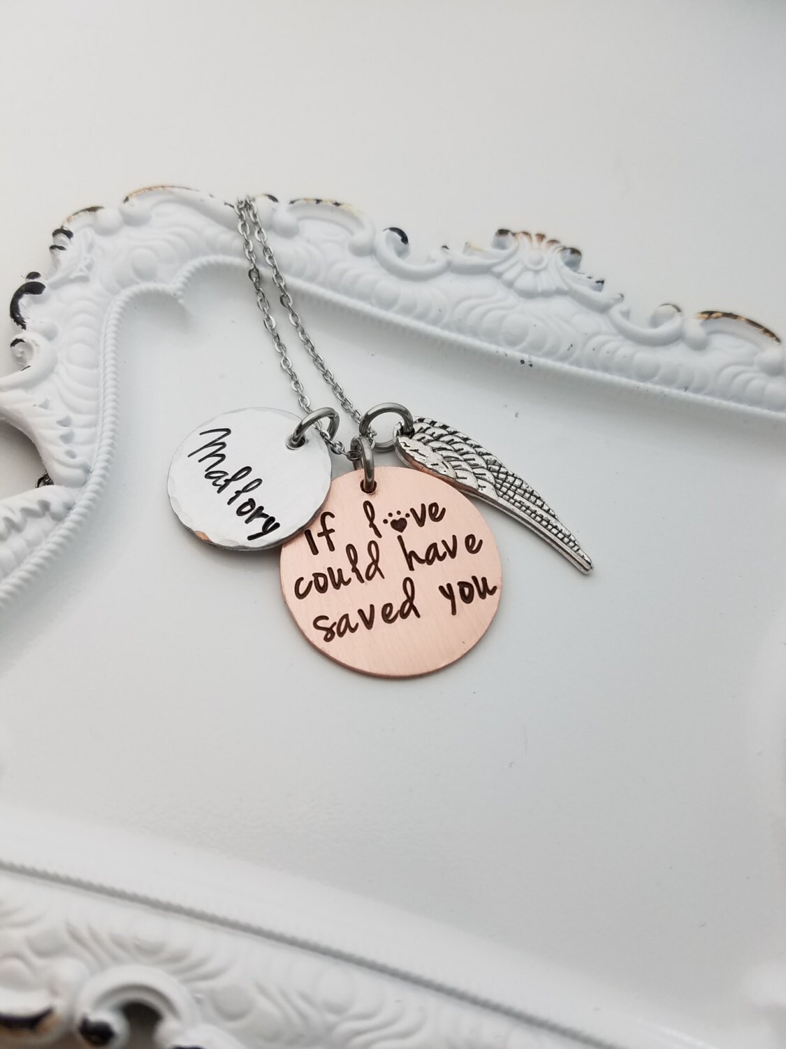 Pet Memorial Jewelry Pet Memorial Necklace Memorial