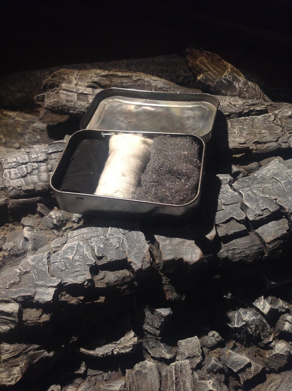 Items similar to 3 Fire Starting Materials Char Cloth, Steel Wool