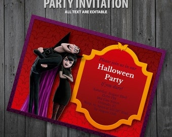 Hotel Transylvania Party Invitation
