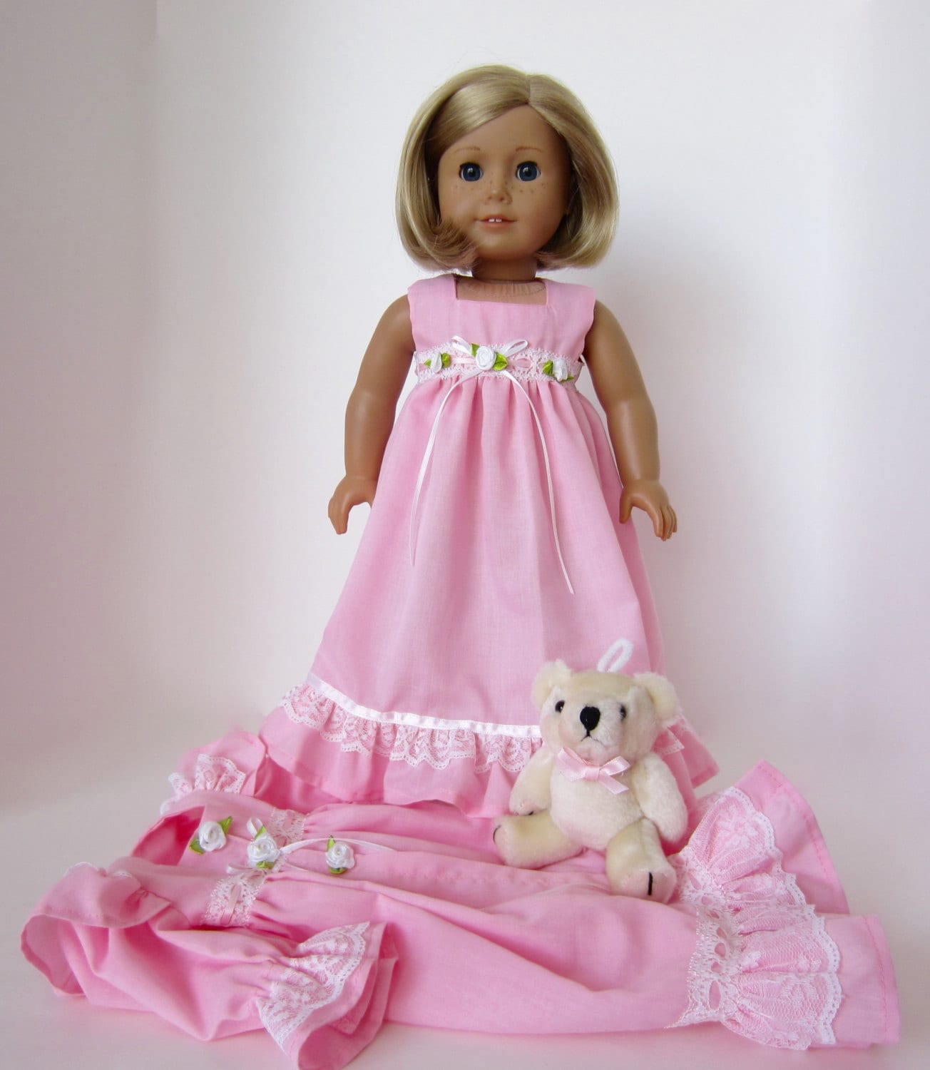 American Girl Doll Pink Dainty Softness by SewSpecialByBarb