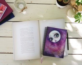 Notebook A5 "La soledad de la luna" 15 x 21 cm // 5 x 8"