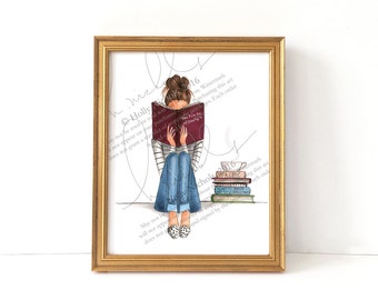The Fine Art of Staying In (Fashion Illustration Print)