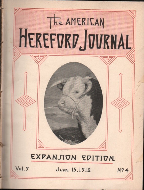 The American Hereford Journal Expansion Edition June 1918