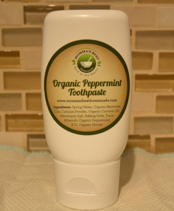 Organic Peppermint Toothpaste Whitening Peppermint