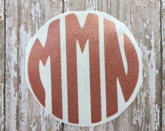 Small Monogram Decals/Charger Decal/Monogram Decal/IPhone Decal/Gun Decal/Monogram Sticker/Gun Monogram/Charger Monogram/Key Fob Decal