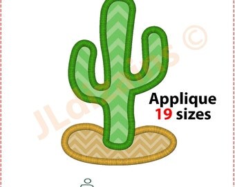 Cactus Applique Design. Cactus embroidery design. Embroidery design cactus. Applique design cactus. Embroidery. Machine embroidery design.