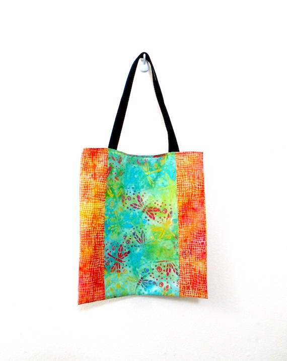 DragonFly Tye Dye Book Bag Small Tote Bag Gift For Kids
