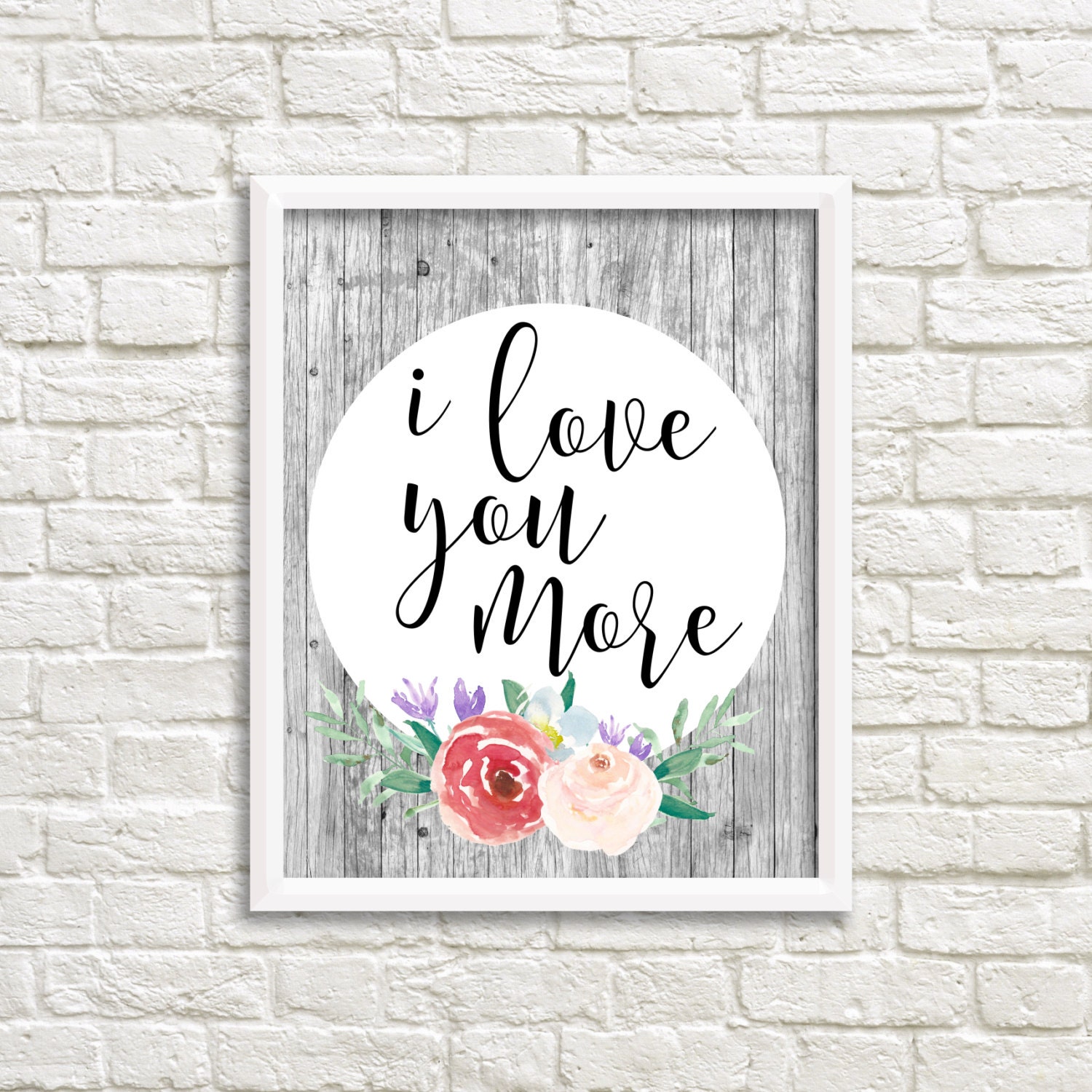 calligraphy you love more You Love by Watercolor More I Calligraphy LilypadPrintables