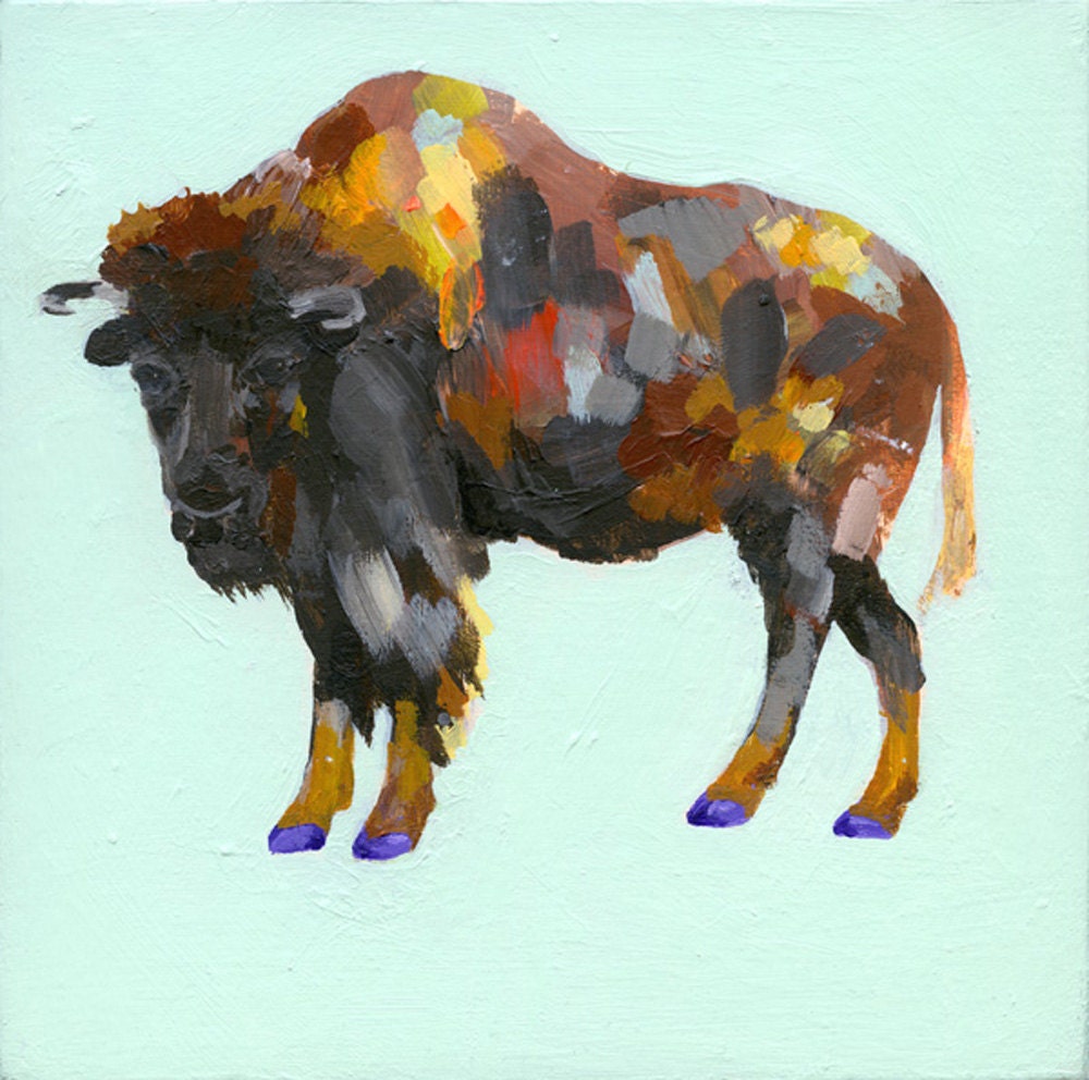 9X9 Party Buffalo Print Buffalo Art Art Prints Wall   Il Fullxfull.936110537 Avup 