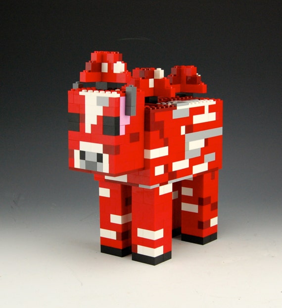 lego minecraft mushroom cow