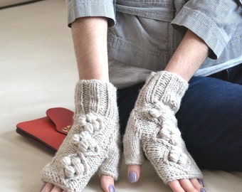 unique fingerless gloves christmas gift|for|women hand knit gloves arm warmers fingerless mittens wool gloves Wrist warmers mom gifts