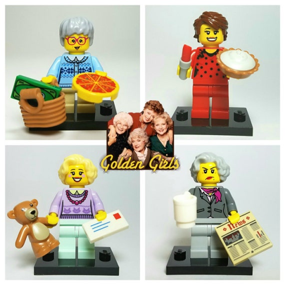 Golden Girls Custom Lego Minifigure Set