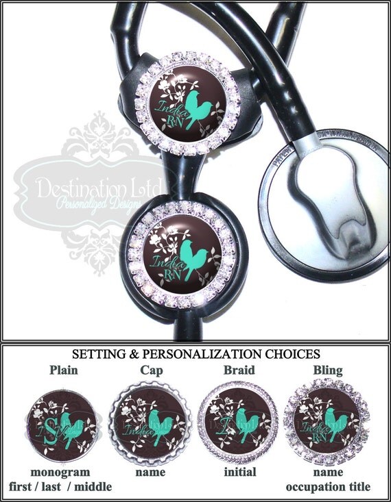 Littmann Stethoscope Id Personalized Teal and by DestinationLtd