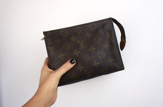 Vintage Small Louis Vuitton Cosmetic Pouch 19 or Mini Clutch