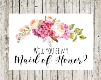 Transformative image for will you be my maid of honor printable Breathtaking image intended for will you be my maid of honor printable