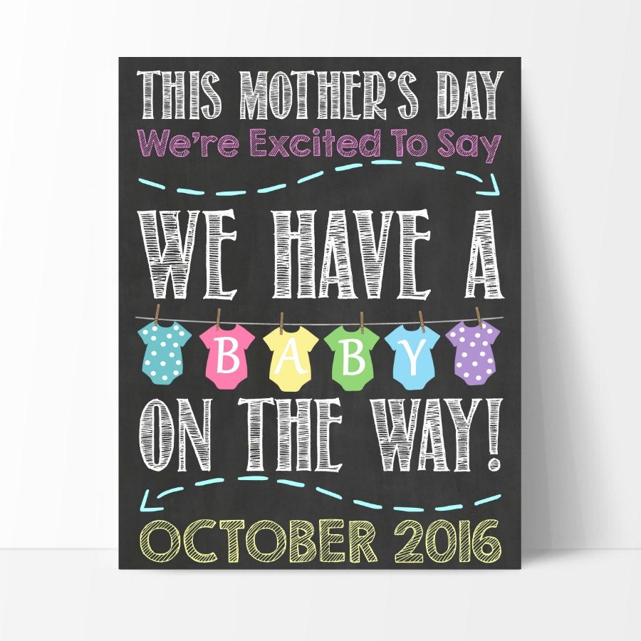 Mothers Day Pregnancy Announcement Mothers by 