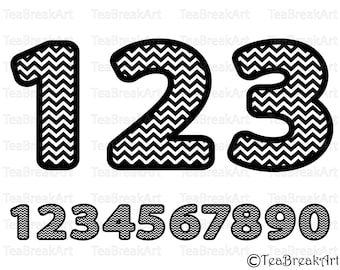 Chevron number – Etsy