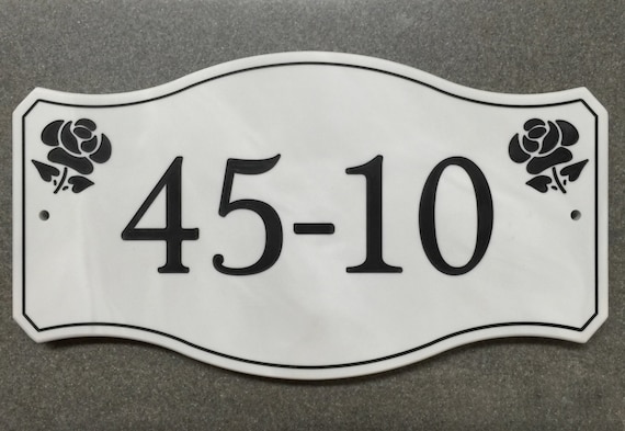 Cottage Style House Number