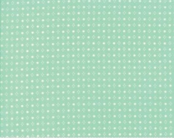 Handmade Spots in Aqua by Bonnie and Camille for Moda