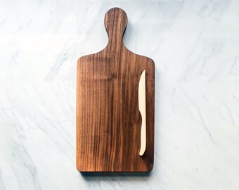 Charcuterie Cheese Board, Cutting Board, Walnut Wood, Handcrafted, Food Safe, Handmade, Made in Canada
