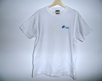 Vintage skate G and S Gordon and Smith t shirt hip hop surfing white