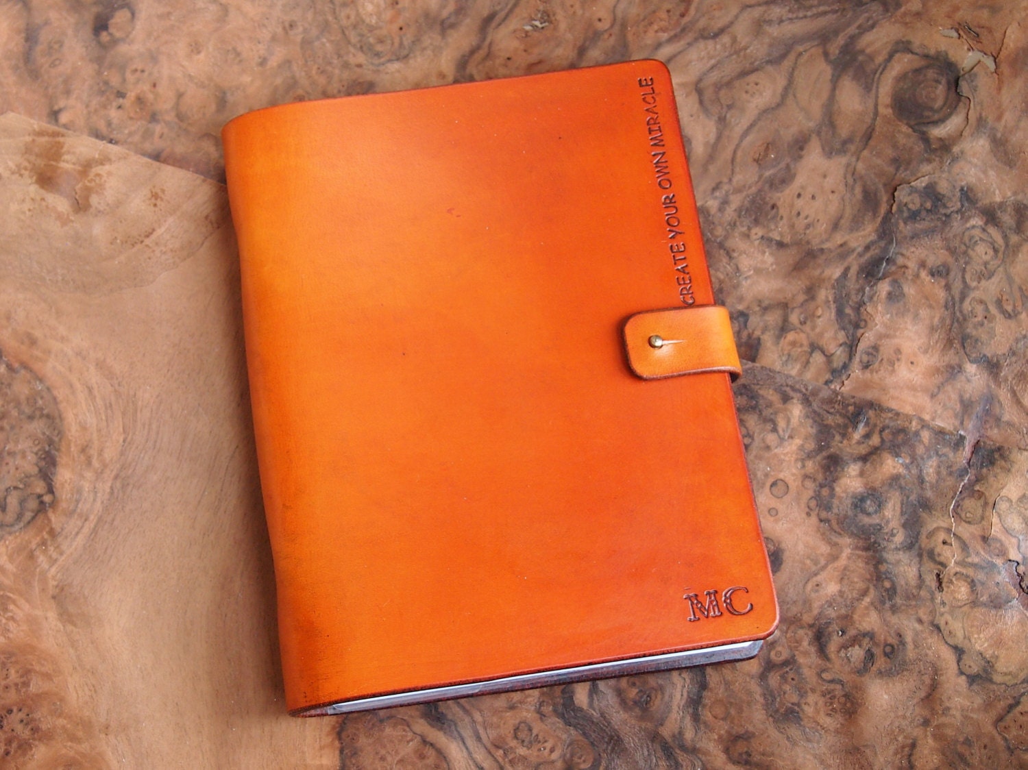 Personalized Weekly Planner Leather Journal A5 Notebook