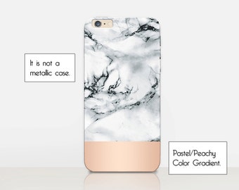 Pastel Marble Print PLASTIC Phone Case - iPhone 7 Case - iPhone 7 Plus Case - iPhone SE Case - Samsung S7 Case - iPhone 6S - Tough Case -