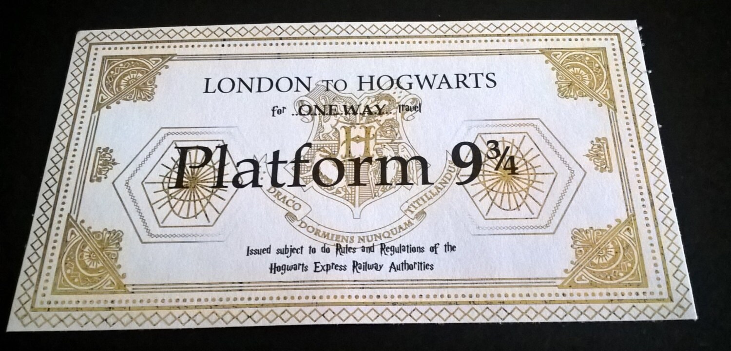 Harry Potter Binario 9 E Tre Quarti