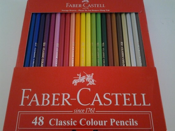 New coloured pencils Faber-Castell colouring in pencils 48