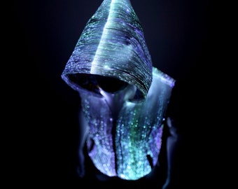 Light up hoodie burning man clothing edm clothes