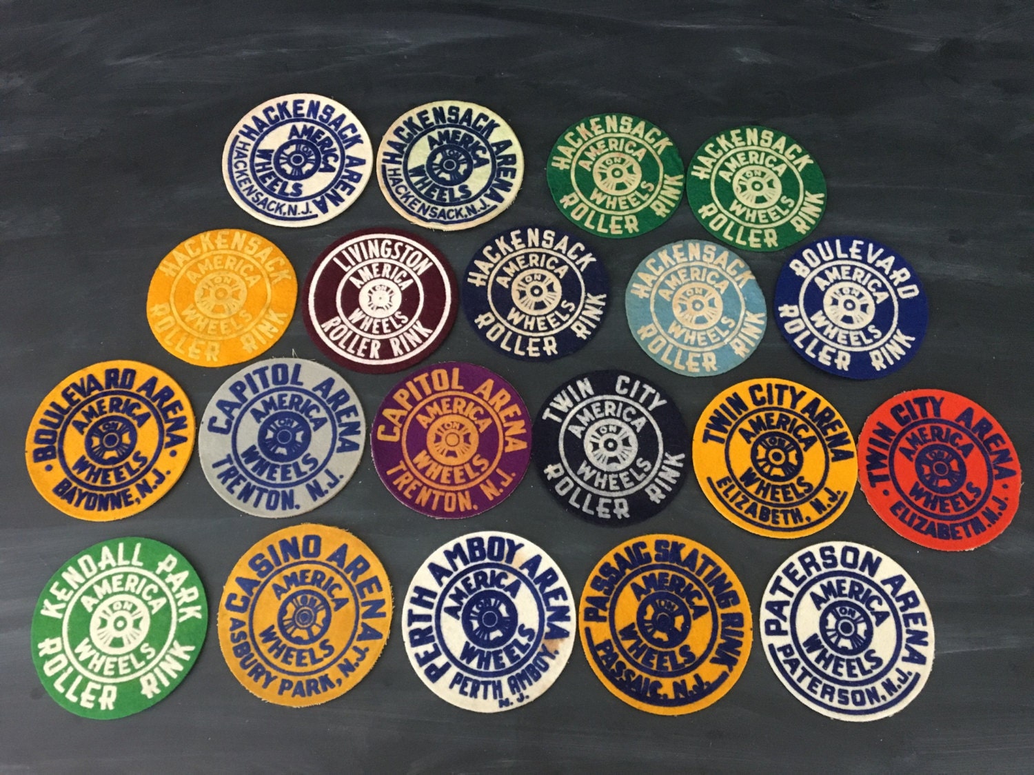 Vintage Roller Skating Patches Clothing Patch by RockYourBottles