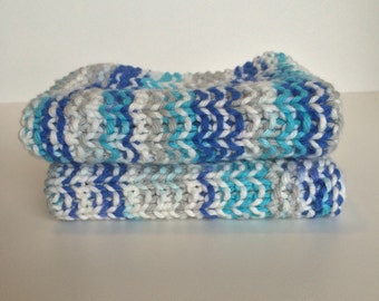 knit dishcloth / boho decor / knitted dishcloth / knit washcloth / cotton dishcloth / cotton washcloth / sale / gifts under 10