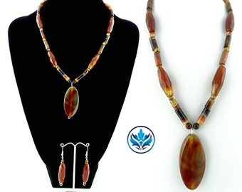 Women Ethnic Red Agate Glass Cloisonne S925Silver Earrings