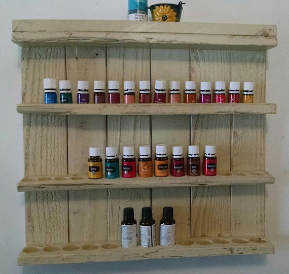 Essential Oil Shelf Wooden Essential Oil Display Shelf