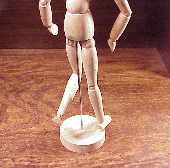 Posable Wooden Artist's Human Man Figure Drawing Model