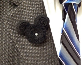 Disney Wedding Groom/Ring Bearer Boutonnière