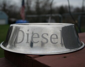 Custom Pet Bowl - Personalized Dog Bowl, Custom Dog bowl, Engraved Pet Bowl, Dog Gift, Cat Gift