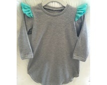 Cilia Rollneck L S Knit Tunic Light Grey Melange
