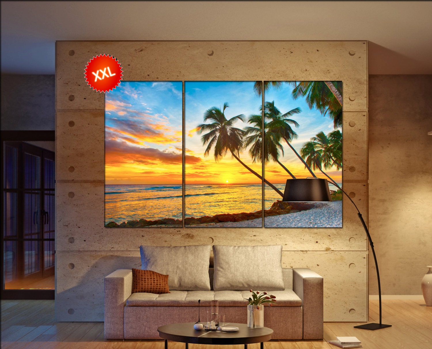 white beach wall art print prints on canvas palms on the white