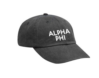 Alpha Phi Simple Hat Choose Your Colors Sorority Hat