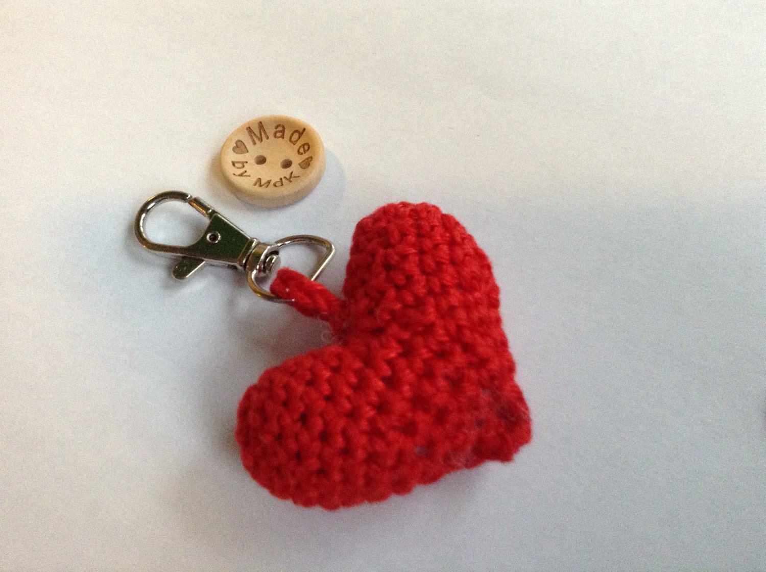 Keychain be my valentinered heart